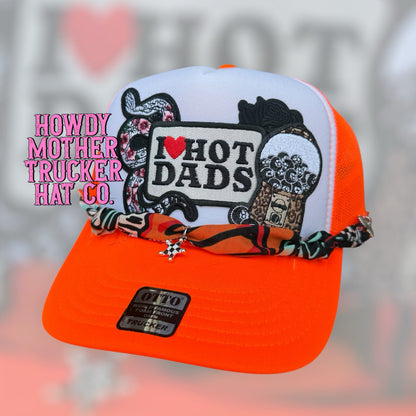I ❤️ Hot Dads Trucker Hat