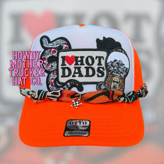 I ❤️ Hot Dads Trucker Hat